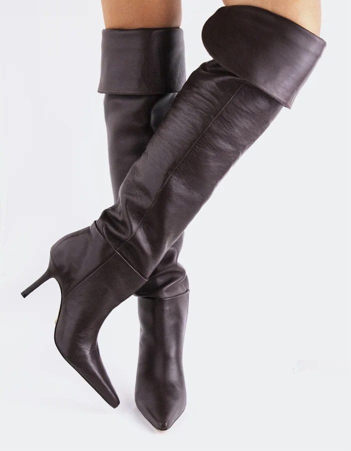 Hazley Brown Leather