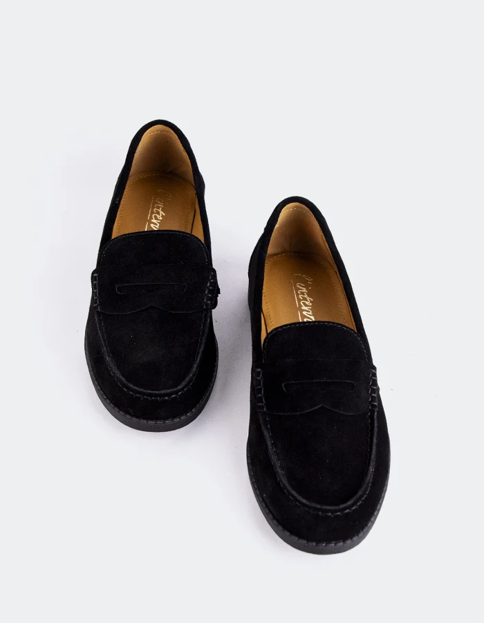Lettine Black Suede