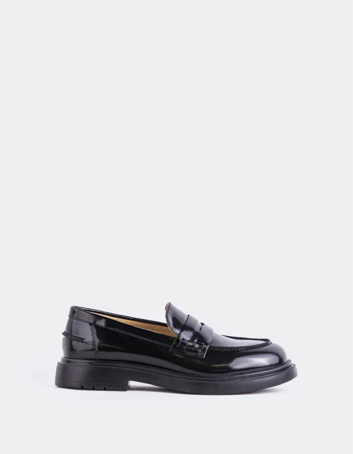 Corry Black Leather