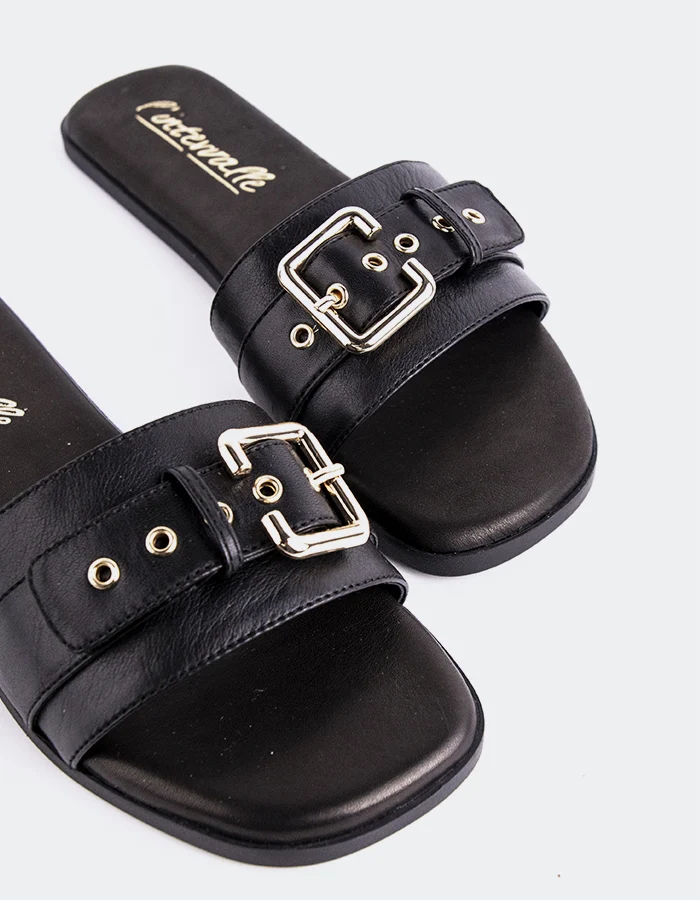 Sherra Black Leather