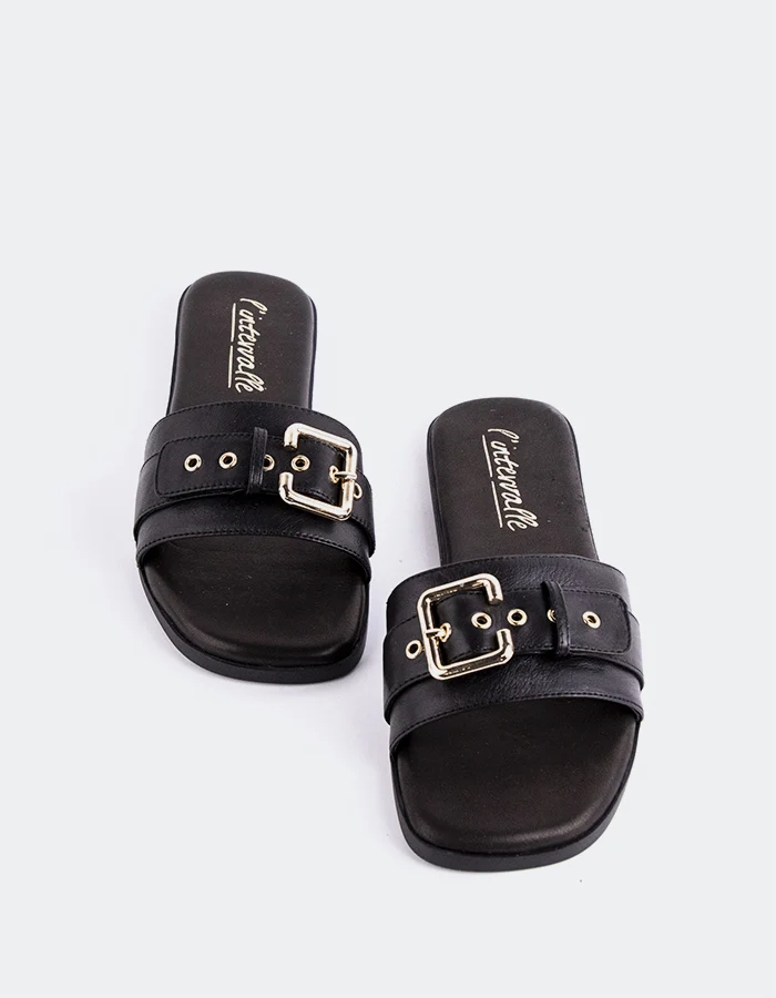 Sherra Black Leather