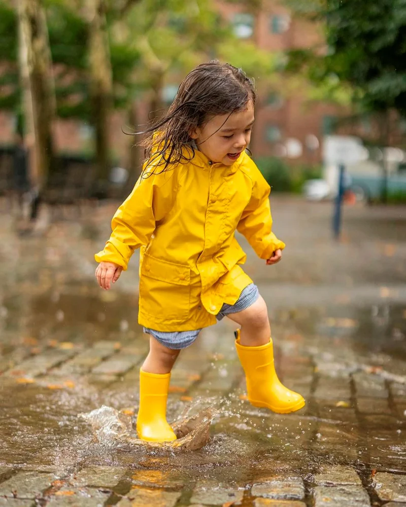 Bottes de pluie Hautes Enfant 23-30 Jaune