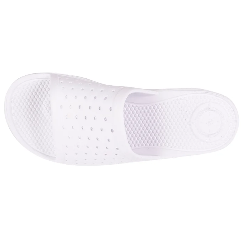 Mules claquettes Femme ajourées Blanc