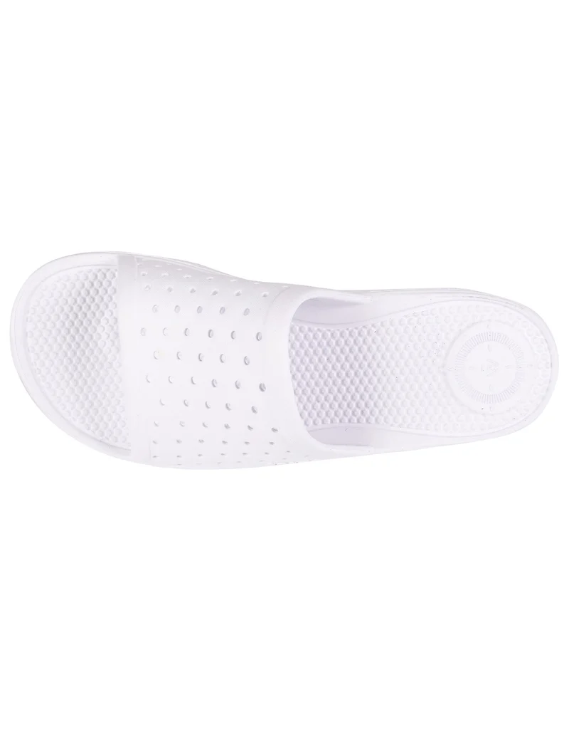 Mules claquettes Femme ajourées Blanc