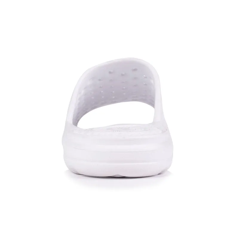 Mules claquettes Femme ajourées Blanc