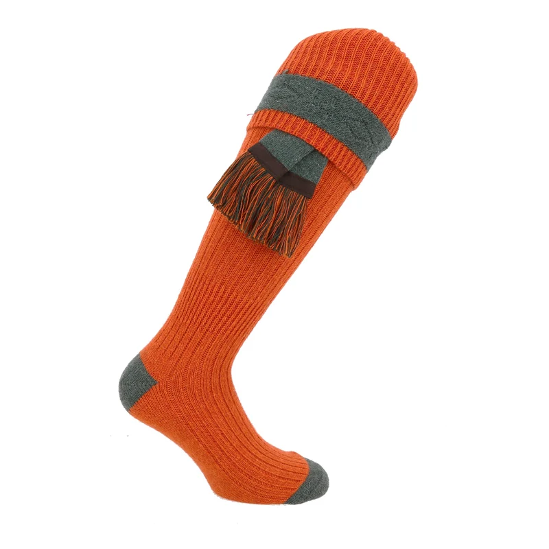 Mi-bas | Orange & Vert - Laine