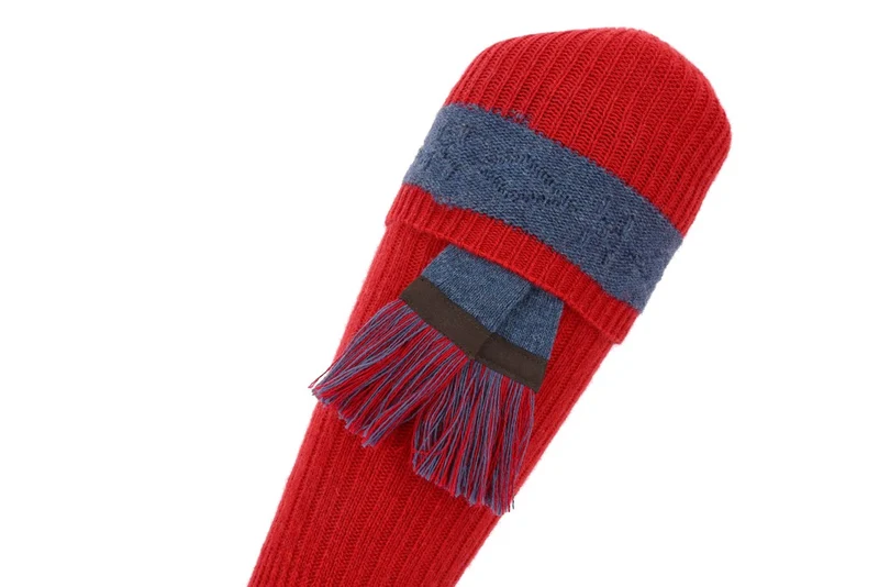 Mi-bas | Rouge & Bleu - Laine