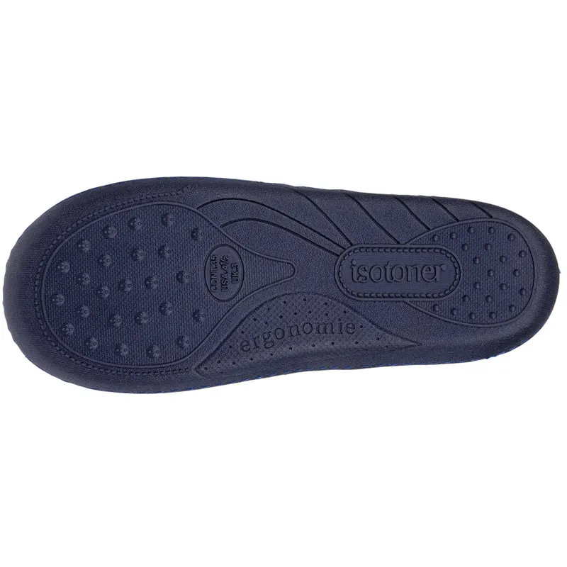 Chaussons mocassins Junior rayés Marine