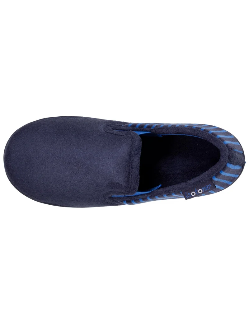 Chaussons mocassins Junior rayés Marine