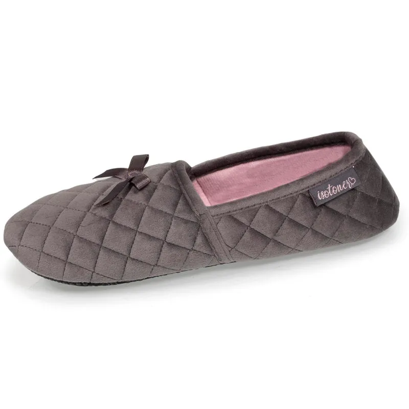 Chaussons slippers Femme Gris foncé