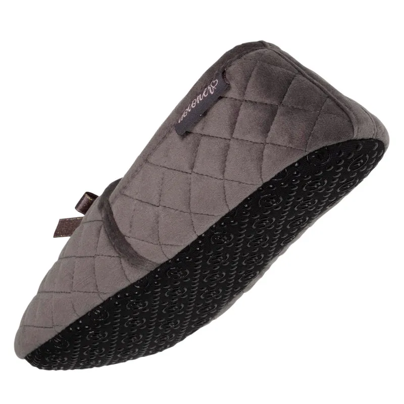 Chaussons slippers Femme Gris foncé