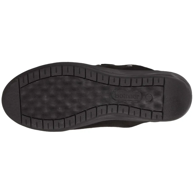 Chaussons mules Femme Talon Nœud Noir