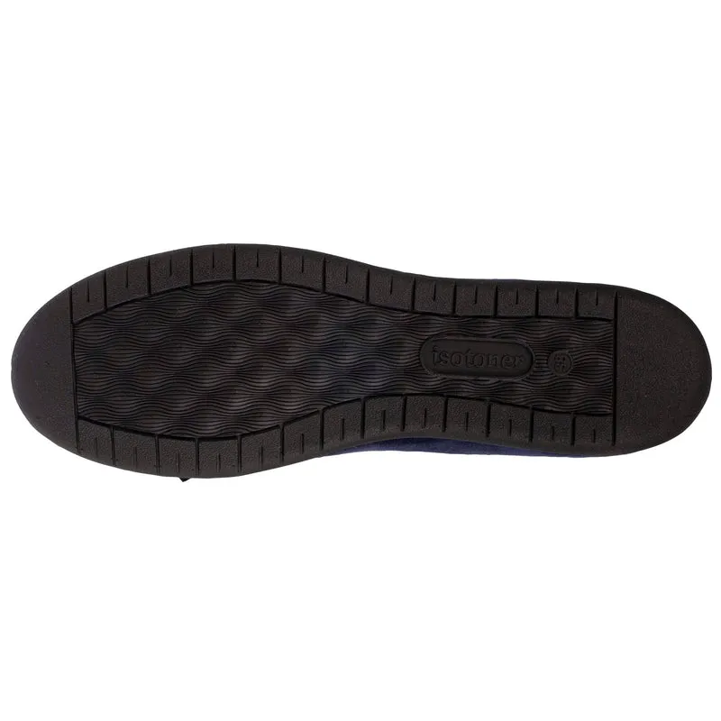 Chaussons ballerines Femme Nœud Marine