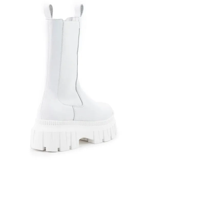 Goyle White Leather
