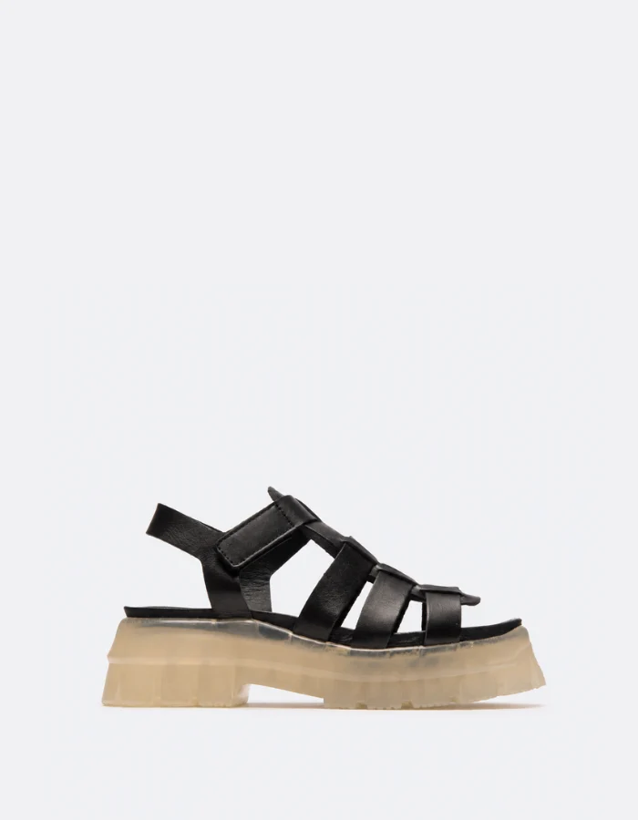 Pina Black Leather