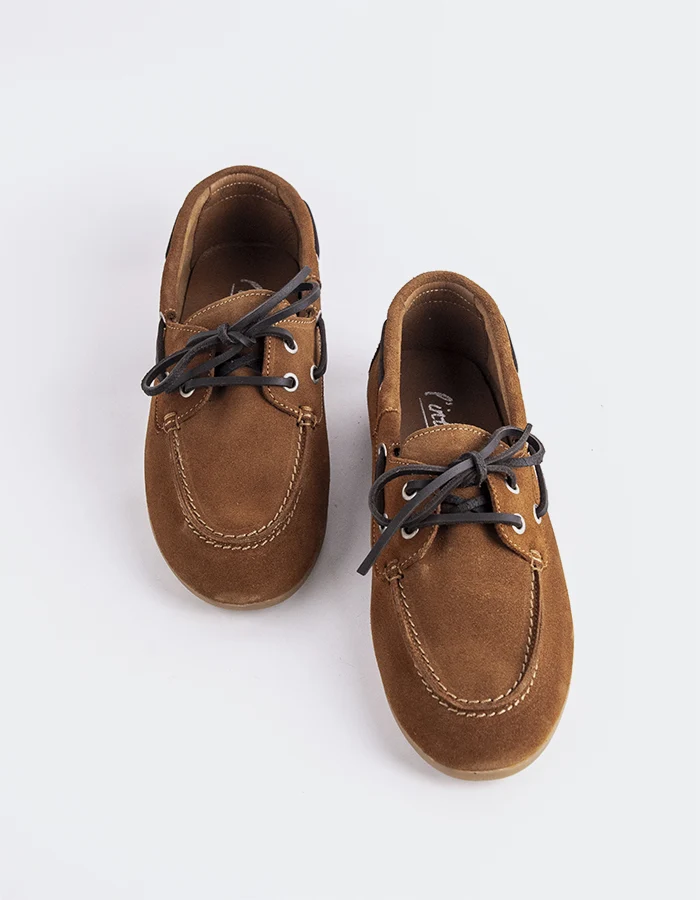 Zionne Brown Suede