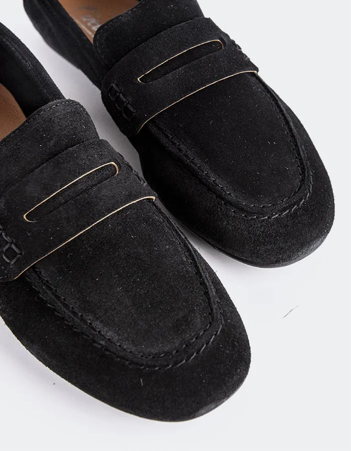 Ezzie Black Suede