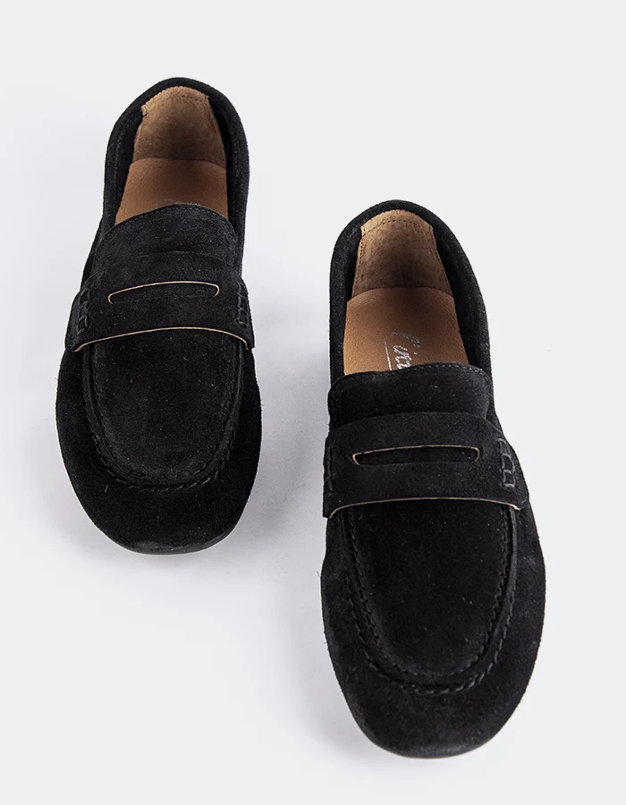 Ezzie Black Suede