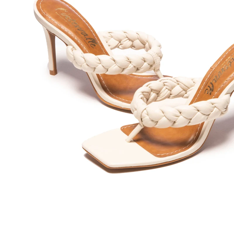 Nerine Off White Leather