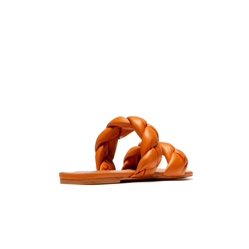 Norine Orange Leather