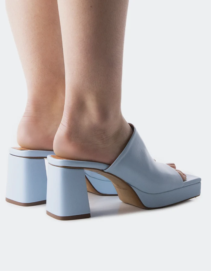 Nomia Light Blue Leather
