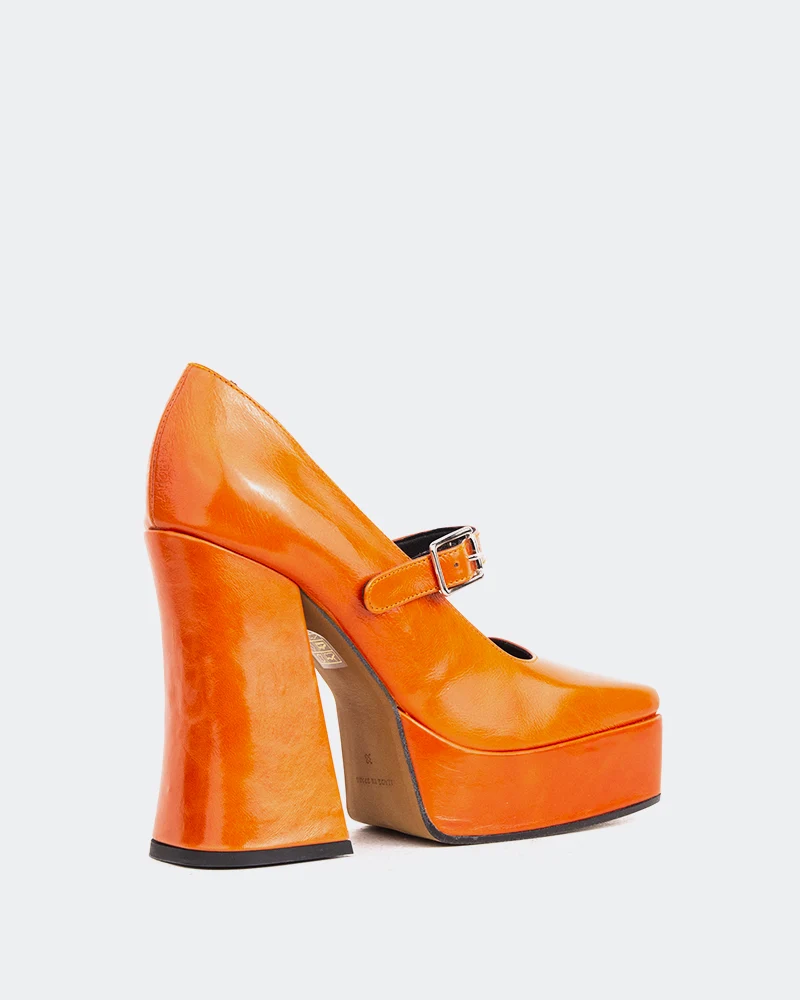 Mestar Orange Leather