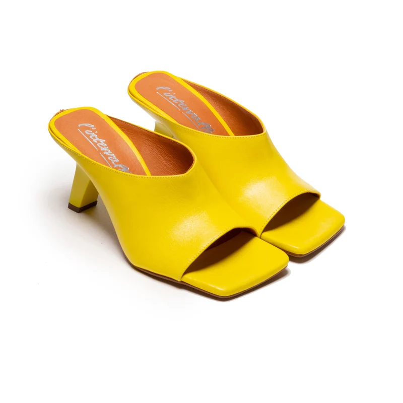 Monet Yellow Leather