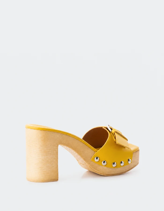 Micro Mustard Leather