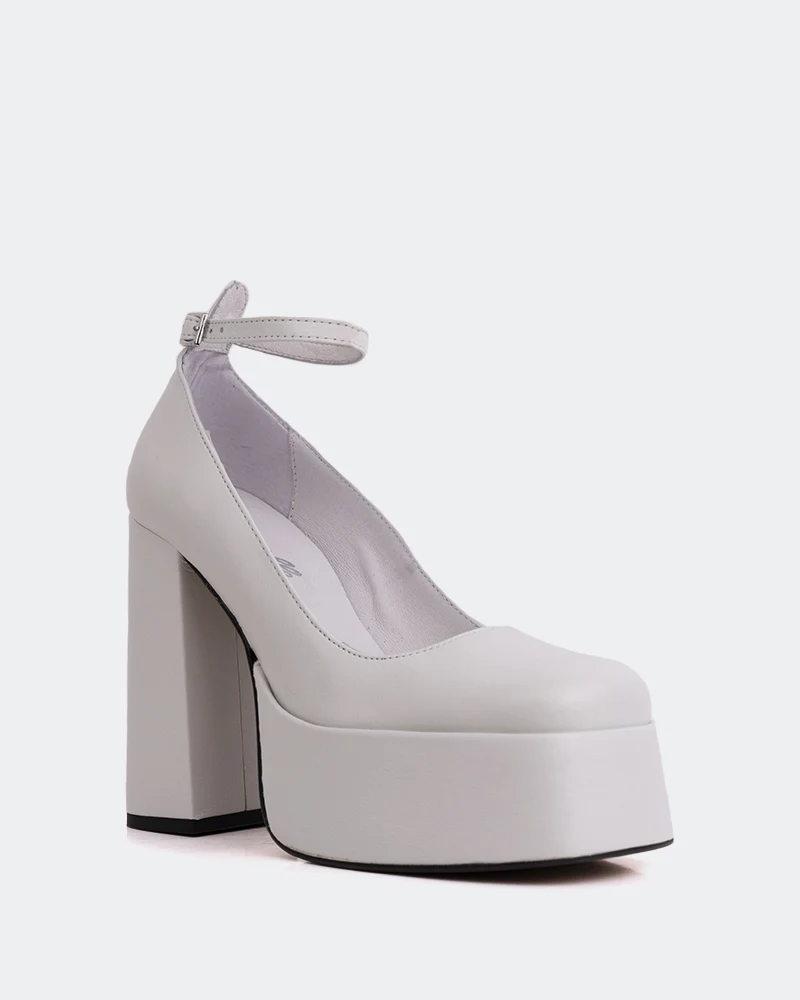 Bambola White Leather