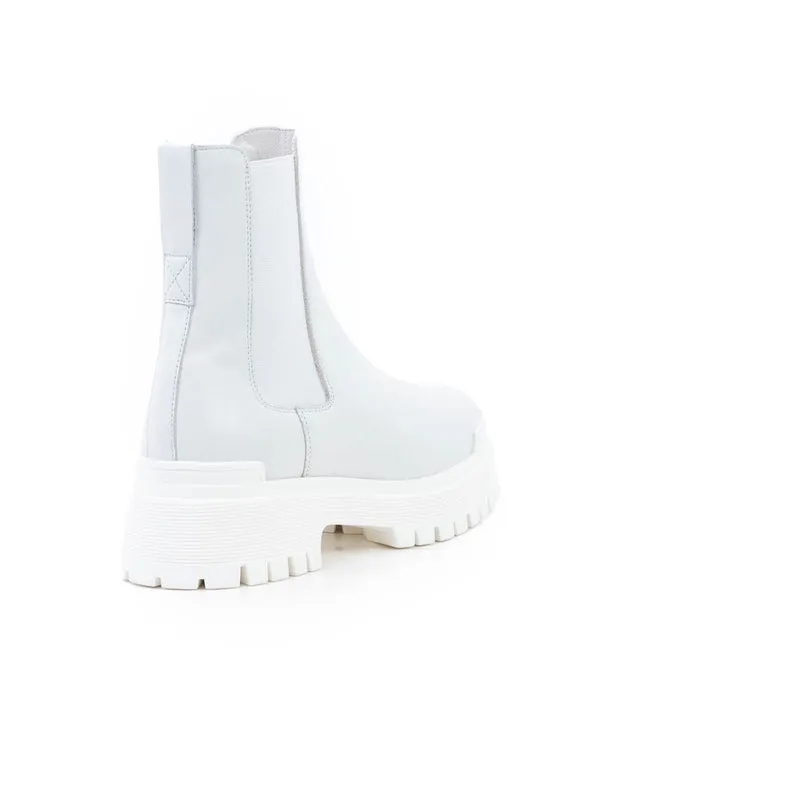 Kirby White Leather/White Sole