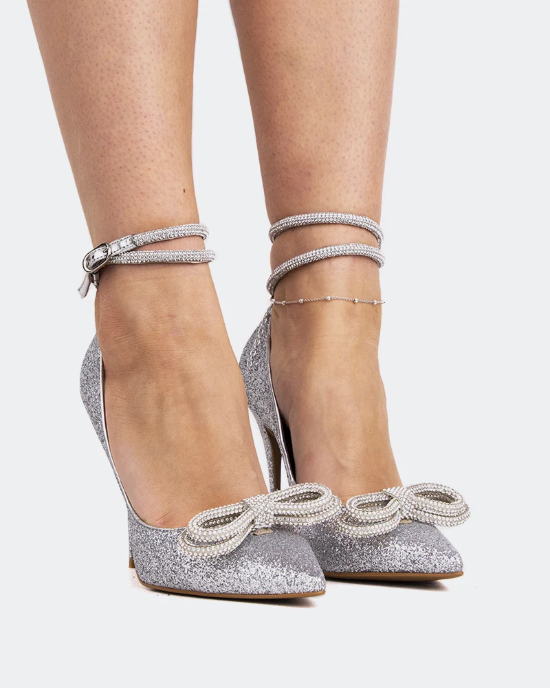 Amara Silver Glitter