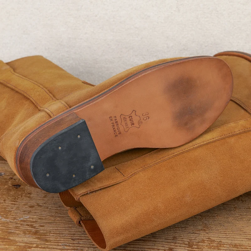 Bottes Camarguaises en daim