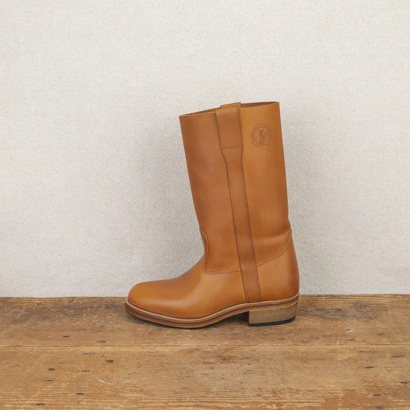 Bottes Camarguaises en cuir naturel