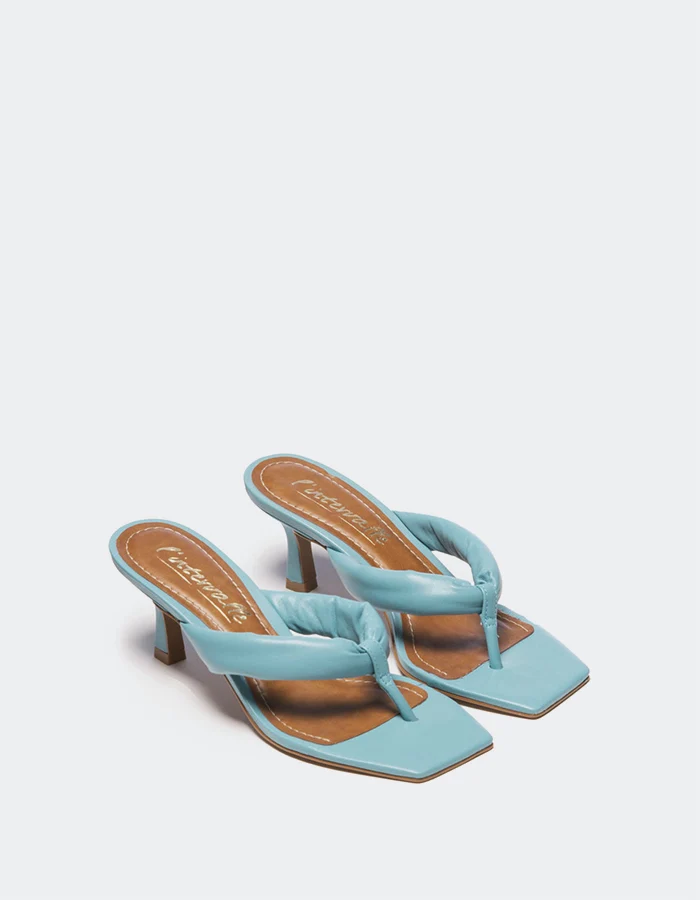 Gardenia Blue Leather