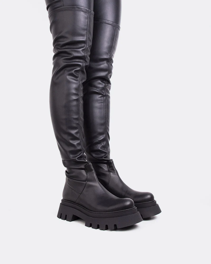 Flames Black Stretch