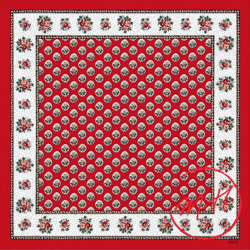 Foulard provençal rouge Souleiado