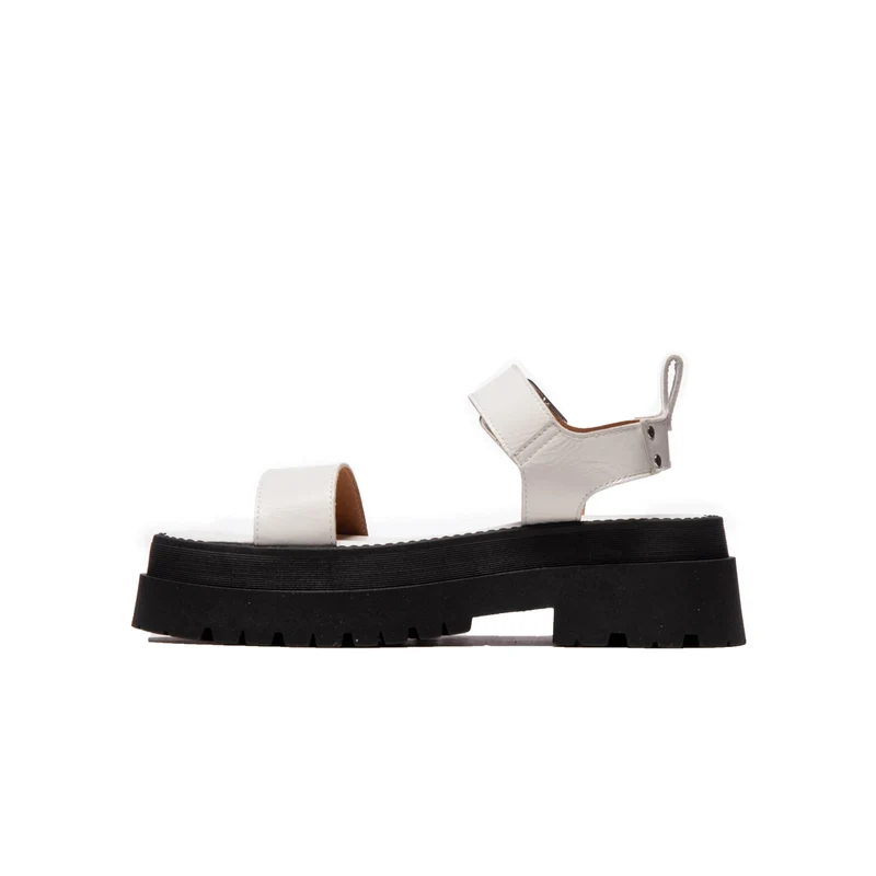 Davida White Leather