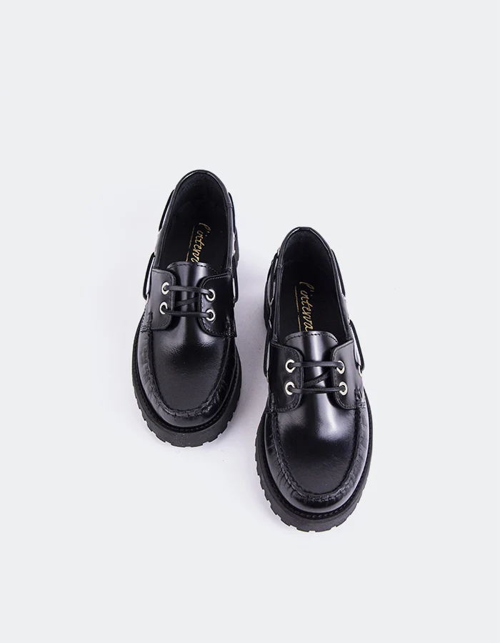Gaia Black Leather