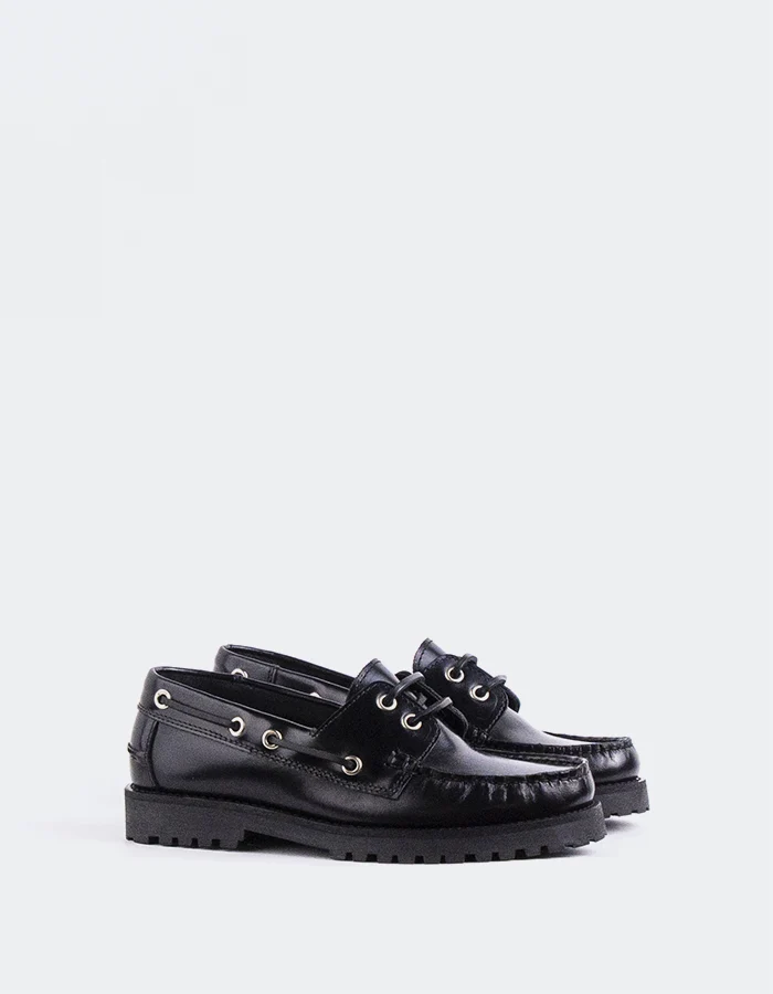 Gaia Black Leather