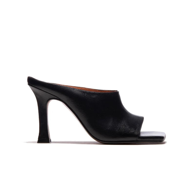 Davinci Black Leather
