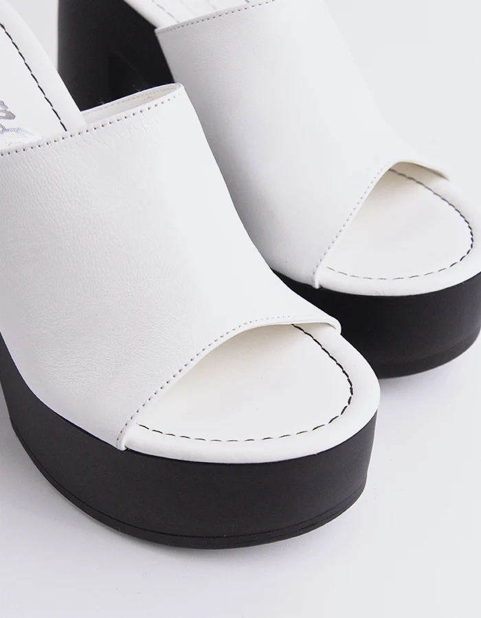Smyrni White Leather