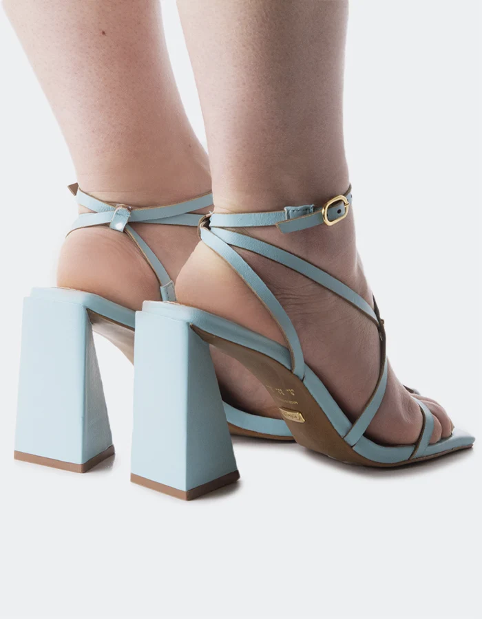 Lugana Blue Leather
