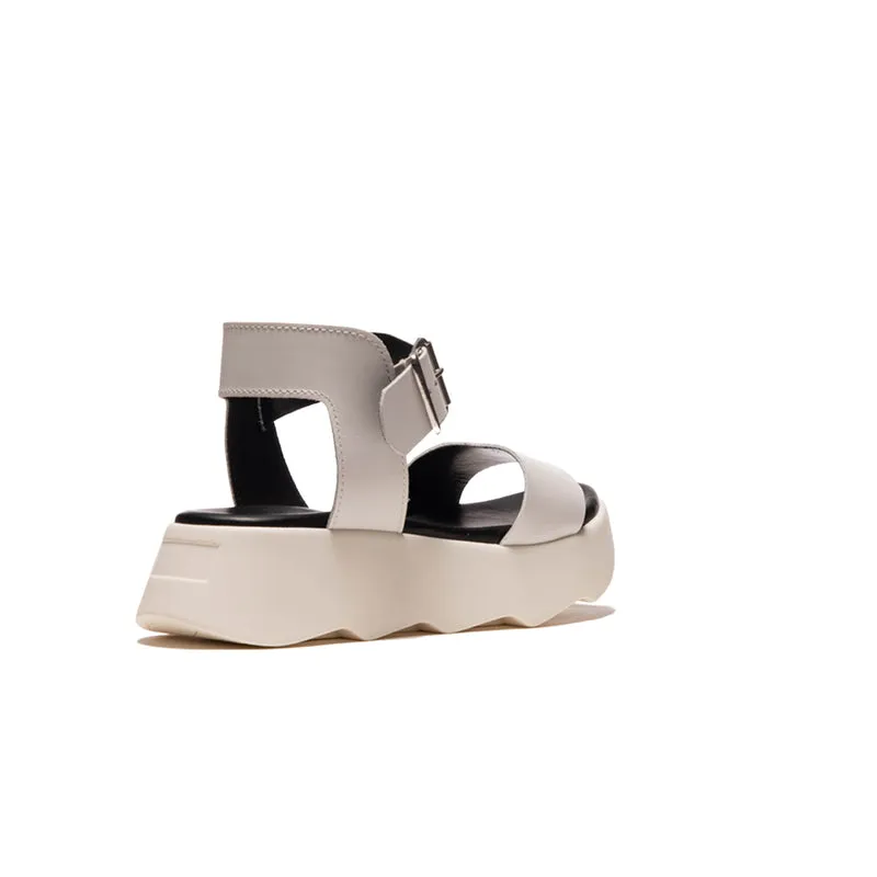 Marley White Leather
