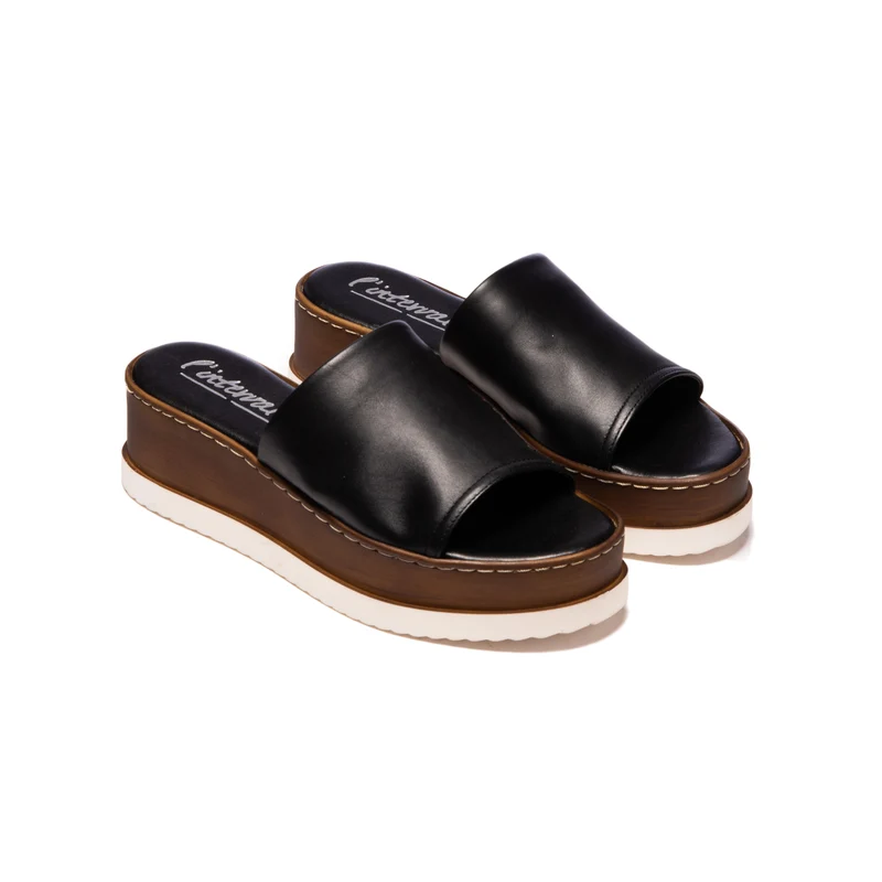Cefalu Black Leather