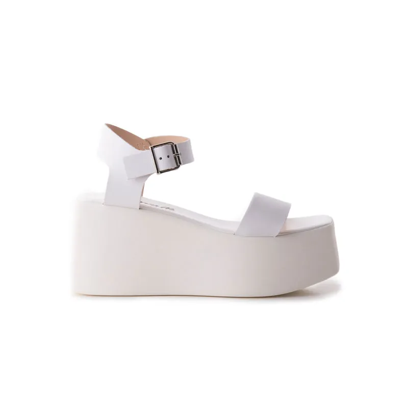 Chaton Off White Leather