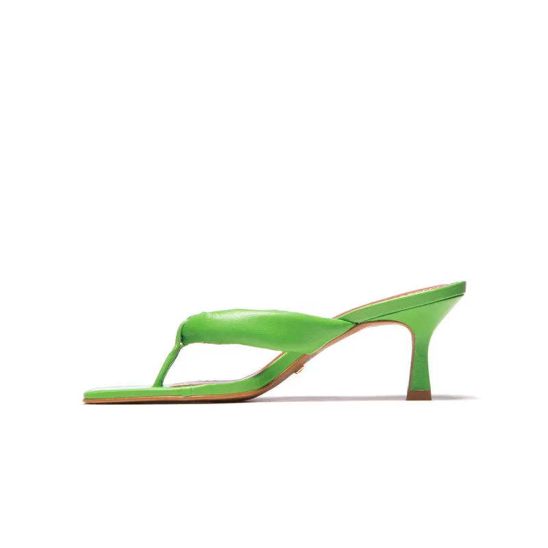 Gardenia Green Leather