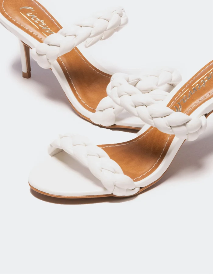 Nigella White Leather