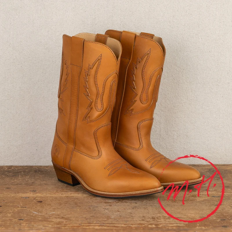 Santiags La Botte gardiane cuir naturel