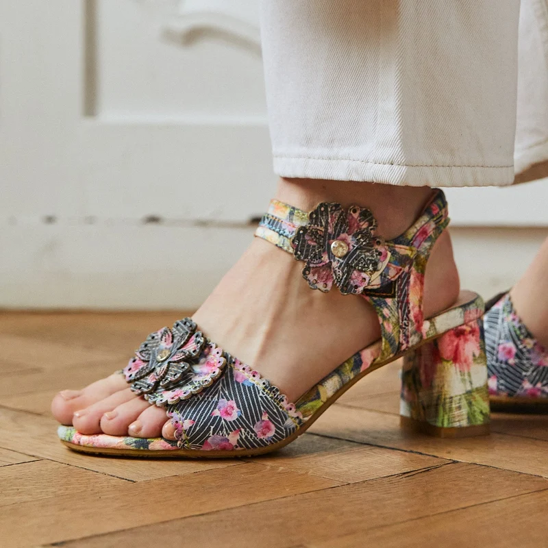 Sandales - HECO 12 Fleur
