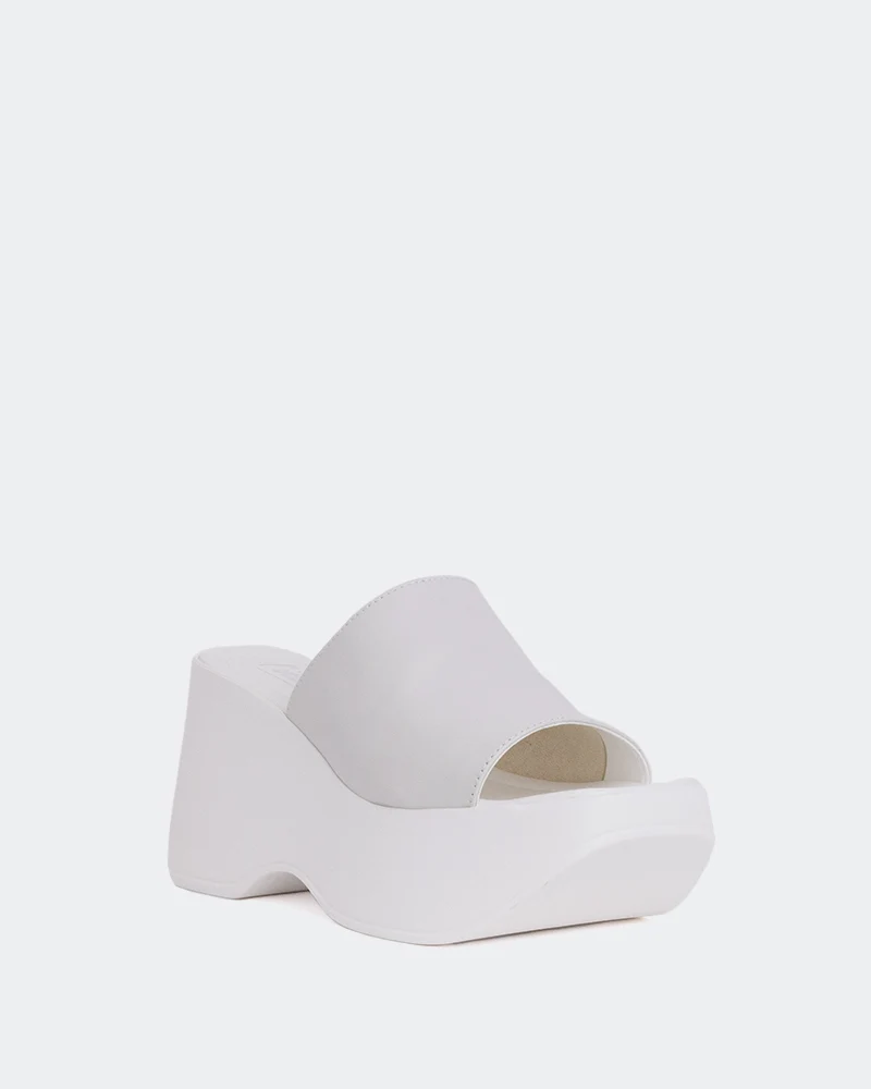Klum White Leather
